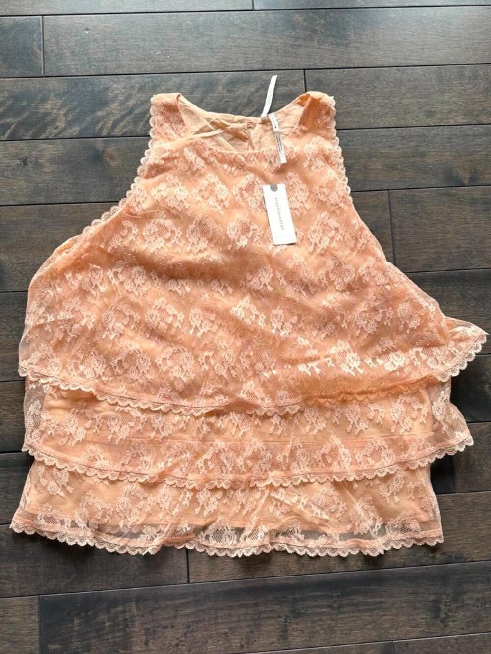 Anthropologie Tiered Lace Top - new with tags